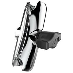 RAM® Chrome Double Socket Arm - B Size Medium