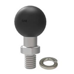 RAM® Ball Adapter with 3/8"-16 Threaded Post & Lock Washer - B Size