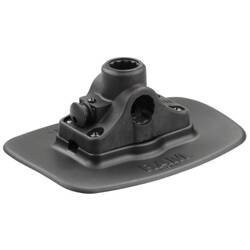 RAM® Bond-A-Base™ Black Adhesive Base with RAM ROD® Post/Spline Receiver