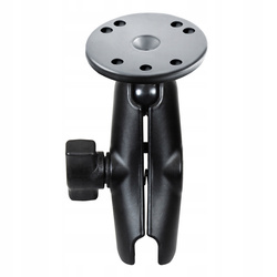 RAM® Double Socket Arm with Round Plate - B Size Medium