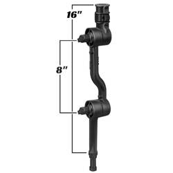 RAM® Adapt-A-Post™ with Adjustable 16" Extension Arm