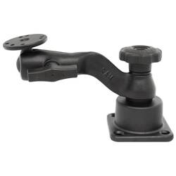 RAM® Horizontal 6" Swing Arm Mount with Fixed Ball & Socket Joint