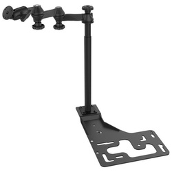 RAM® No-Drill™ Universal Mount for Heavy Duty Trucks - Triple Swing Arm