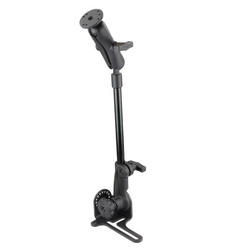 RAM® Pod HD™ Reverse Vehicle Mount with 12" Aluminum Rod and Round Plate