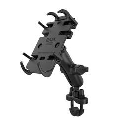 RAM® Quick-Grip™ Phone Mount with Handlebar U-Bolt Base - Medium