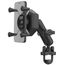 RAM® X-Grip® Phone Mount with Vibe-Safe™ & U-Bolt Base - Medium