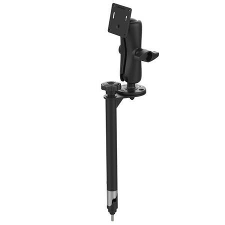 RAM® 12" Upper Flange Pole with D Size 75x75mm VESA Mount