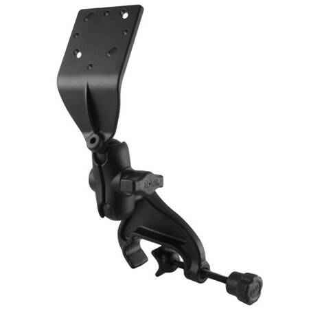 RAM® Double Ball Yoke Clamp Mount with Angled Extension Plate