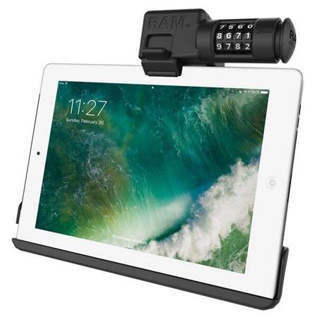 RAM® EZ-Roll'r™ Combo Locking Holder for iPad 6th Gen, Air 2 + More