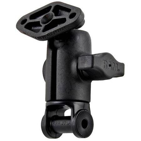 RAM® Suction Ratchet Adapter with Single Ball & Socket and Diamond Plate