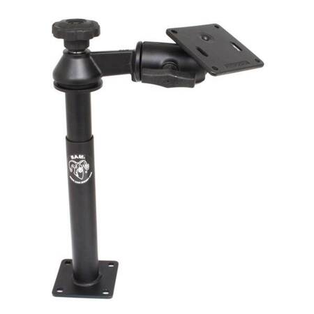 RAM® Tele-Pole™ with 8" & 9" Poles, Swing Arm & 75x75mm VESA Plate