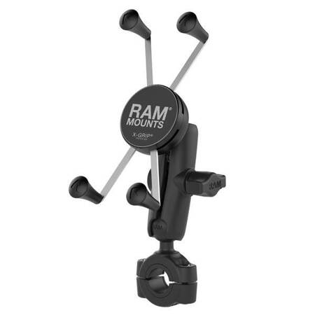 RAM® X-Grip® Large Phone Mount with Torque™ Medium Rail Base Medium Arm