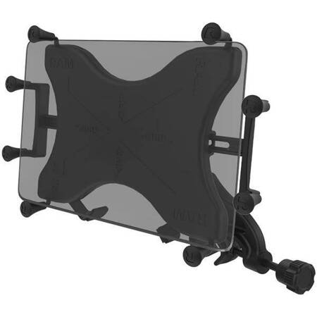 RAM® X-Grip® Mount with Yoke Clamp Base for 9"-11" Tablets