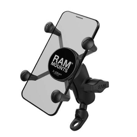 RAM® X-Grip® Phone Mount with 9mm Angled Bolt Head Adapter