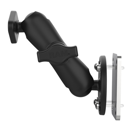 Podwójne mocowanie kulowe RAM® z płytką nośną i płytką diamentową