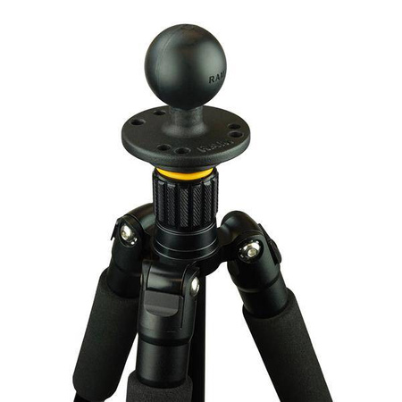 RAM® Ball Adapter with Round Plate and 3/8"-16 Threaded Hole