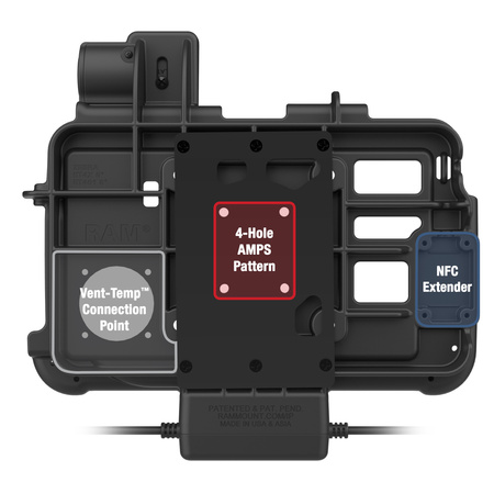 RAM® Thin-Dock™ + Data dla Zebra ET401 i ET4x 8"