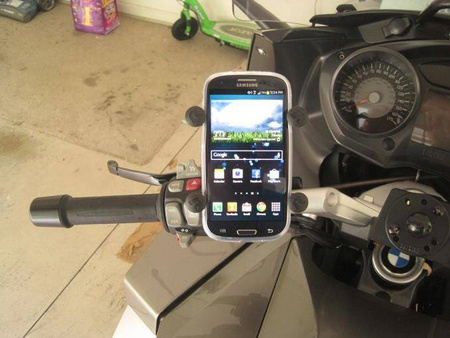 RAM® X-Grip® Phone Mount with Handlebar U-Bolt Base - Medium