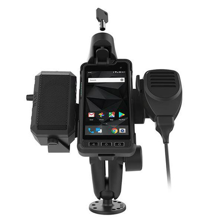 RAM® Double Ball Mount do Sonim XP8 z zestawem głośników i przewodów