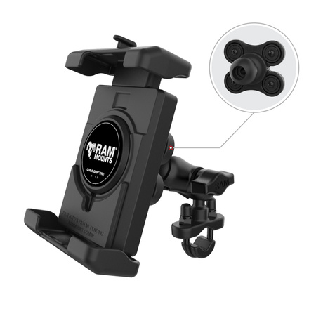 RAM® Quick-Grip™ Pro XL Tłumiący drgania uchwyt do telefonu z podstawą w kształcie litery U