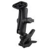 RAM® Tough-Clamp™ Small Double Ball mount z diamentową płytką