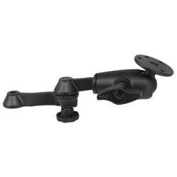 RAM® 12" Locking Double Swing Arm with Large Round Plate