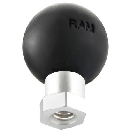 Adapter kulowy RAM® z otworem gwintowanym 1/4" - 20" i słupkiem sześciokątnym - rozmiar B