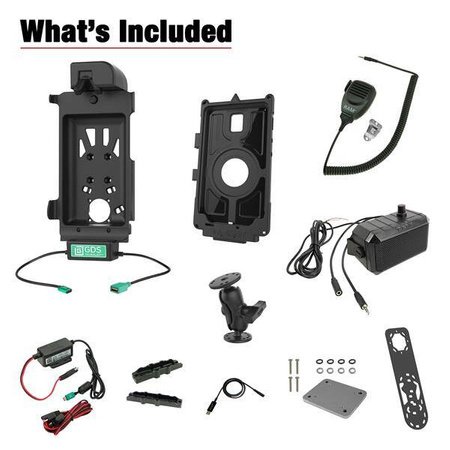 GDS® Tough-Dock™ Universal PTT Vehicle Bundle dla Samsung Tab Active3
