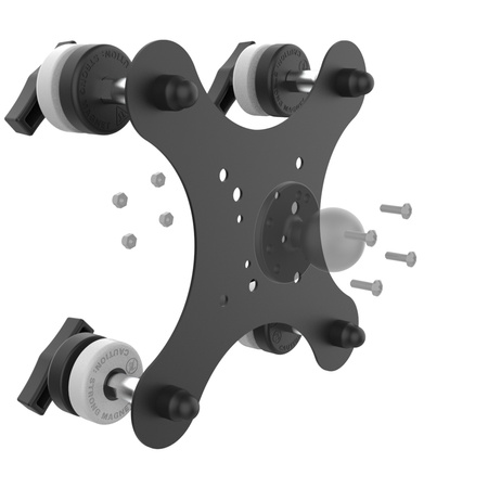 RAM® Tough-Mag™ 48MM 4-punktowa obrotowa magnetyczna podstawa montażowa