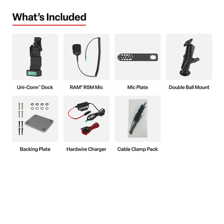 GDS® Uni-Conn™ PTT Remote Speaker Mic Bundle dla ESChat i Zello