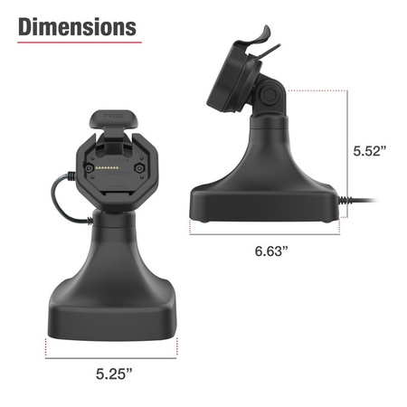 GDS® Uni-Conn™ Powered Tilt & Swivel Dock with USB-C