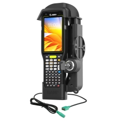 Stacja dokująca RAM® z blokadą i pojedynczym portem USB-A do urządzeń Zebra MC3300 i MC3400