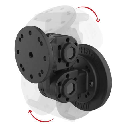 RAM® Dual Straight Pivot Magnetic Mount