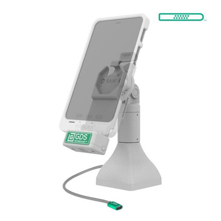 GDS® Uni-Conn™ 7" Pedestal Dock with USB-C - Gray