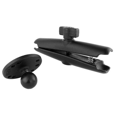 Ramię RAM® z podwójnym gniazdem i okrągłą płytką - rozmiar B, długie