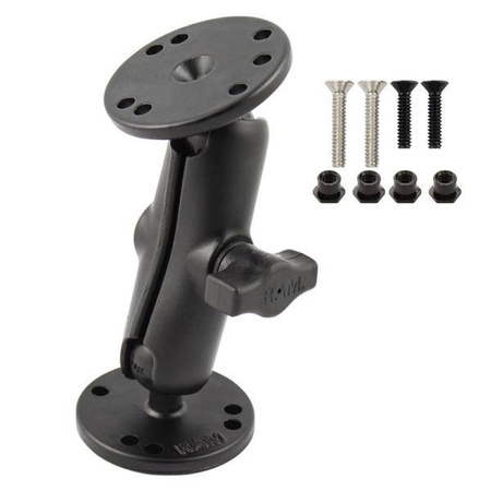 RAM® Double Ball Mount ze sprzętem do Garmin StreetPilot