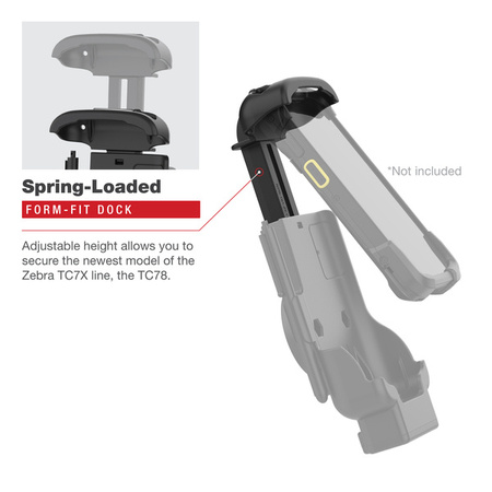 RAM® Key-Locking Form-Fit Holder for Zebra TC73 & TC78
