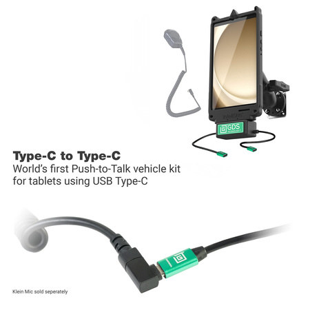 GDS® Uni-Conn™ Klein VALOR PTT Vehicle Bundle dla Samsung Tab A9