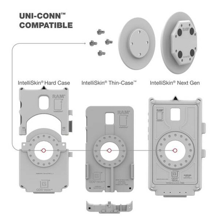 Adapter GDS® Uni-Conn™ do IntelliSkin® - szary