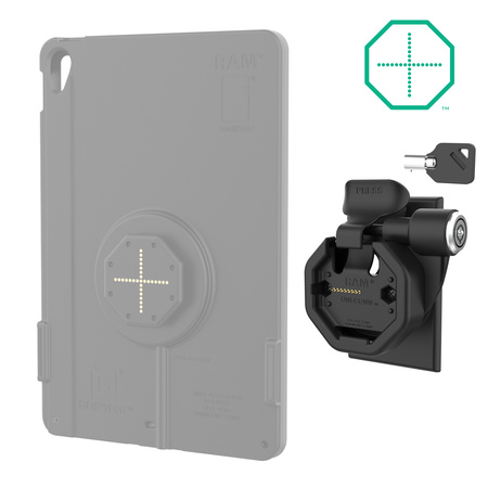 GDS® Uni-Conn™ Powered Locking Snap-In Wall Dock with PoE