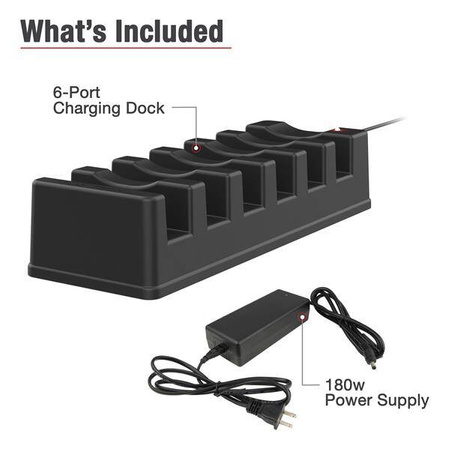GDS® 6-Port Powered Dock for Tablets with IntelliSkin®