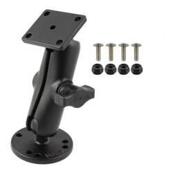 RAM® Drill-Down Double Ball Mount z prostokątną płytką AMPS i osprzętem
