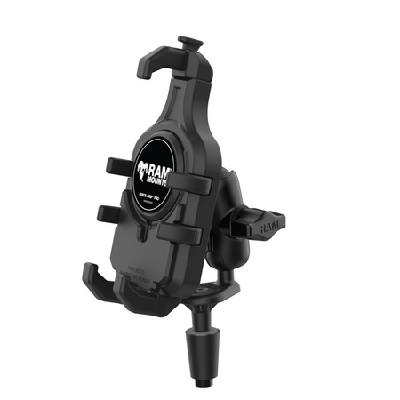 Uchwyt do telefonu RAM® Quick-Grip™ Pro z podstawą na widelec - krótki