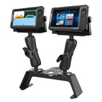 RAM® Fishfinder Deck Kit with Dual Marine Electronic Mount