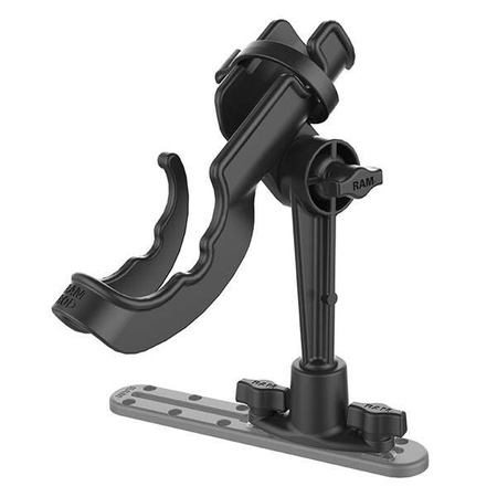 RAM ROD® Fishing Rod Holder with Dual T-Bolt Track Base