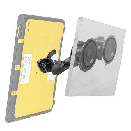 RAM® Twist-Lock™ Dual Suction Mount with Quick Release Adapter