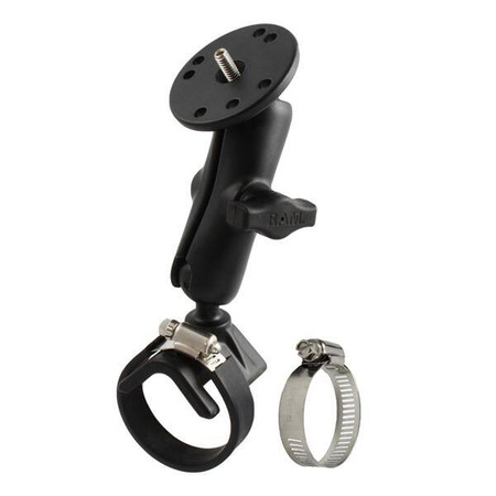 RAM® Strap Hose Clamp Mount with 1/4"-20 Camera Adapter - Medium