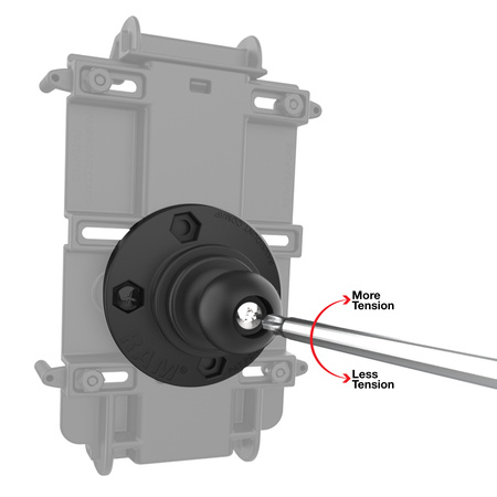 RAM® Rotating Ball Adapter for Phone and Handheld Holders - B Size