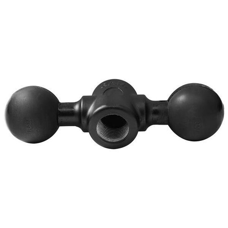 Adapter podwójnej kuli RAM® z gwintowanym otworem 1/2" NPT