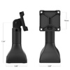 RAM® 7" Pedestal Mount with 75mm VESA & Cable Routing